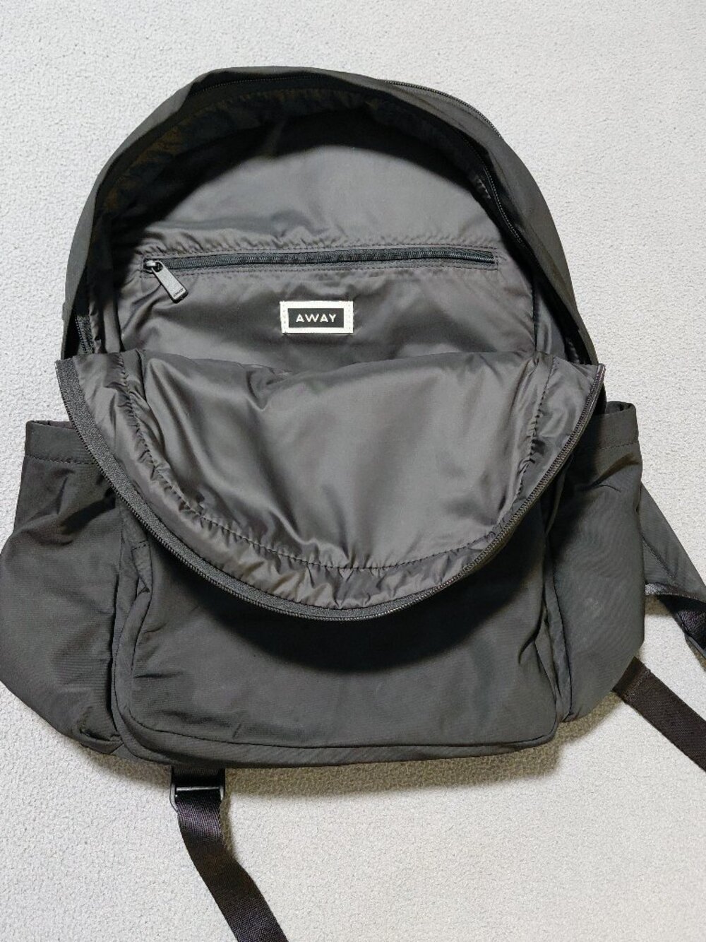AWAY Large Featherlight Backpack Black - 18L